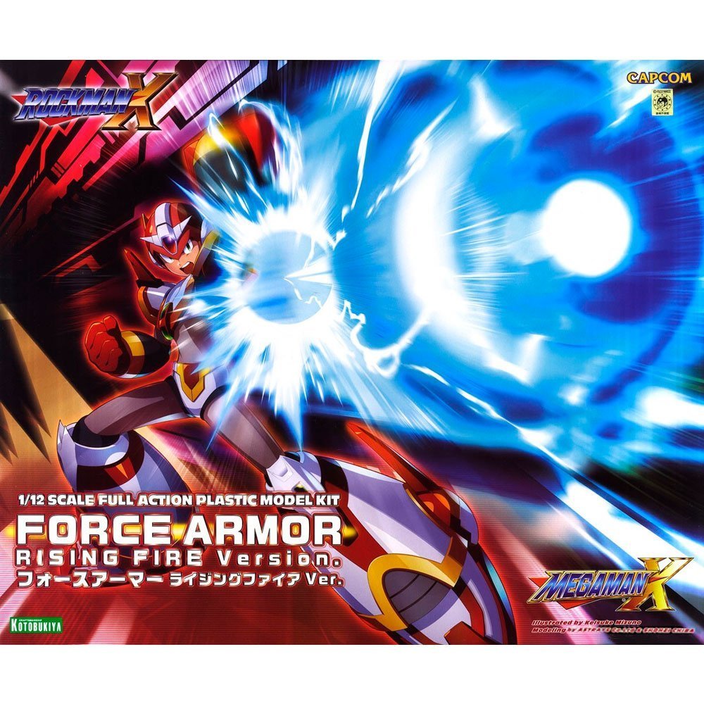 MEGA MAN X: FORCE ARMOR RISING FIRE VER. KOTOBUKIYA 1/12 MEGA MAN X: FORCE ARMOR RISING FIRE VER. KOTOBUKIYA 1/12